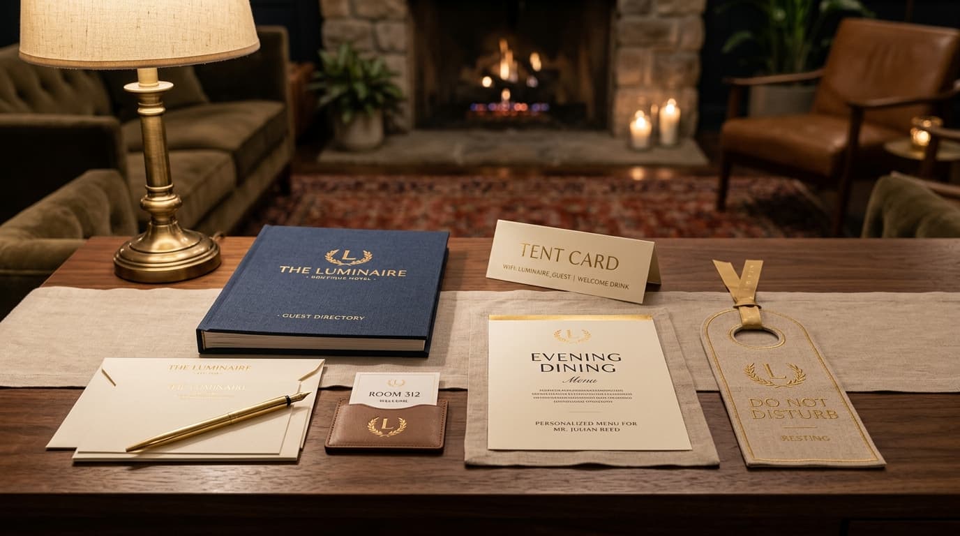 Essential Hotel Printing & Luxury Branding for the Hospitality Industry