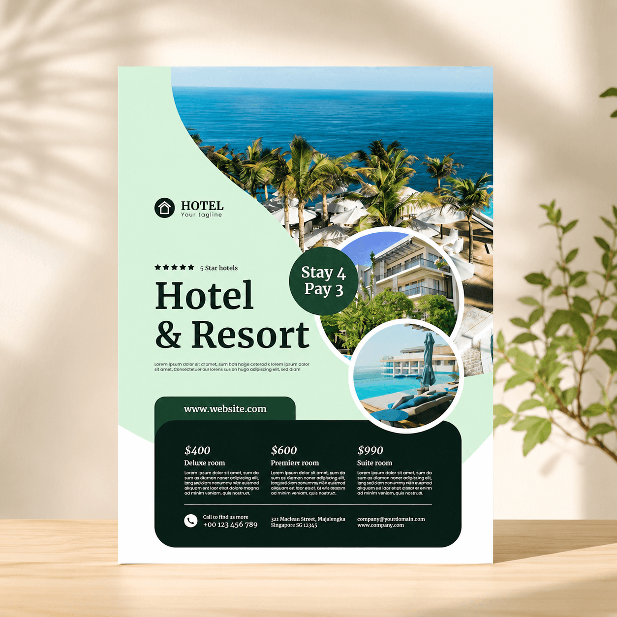 Resort Menu & Catalogue
