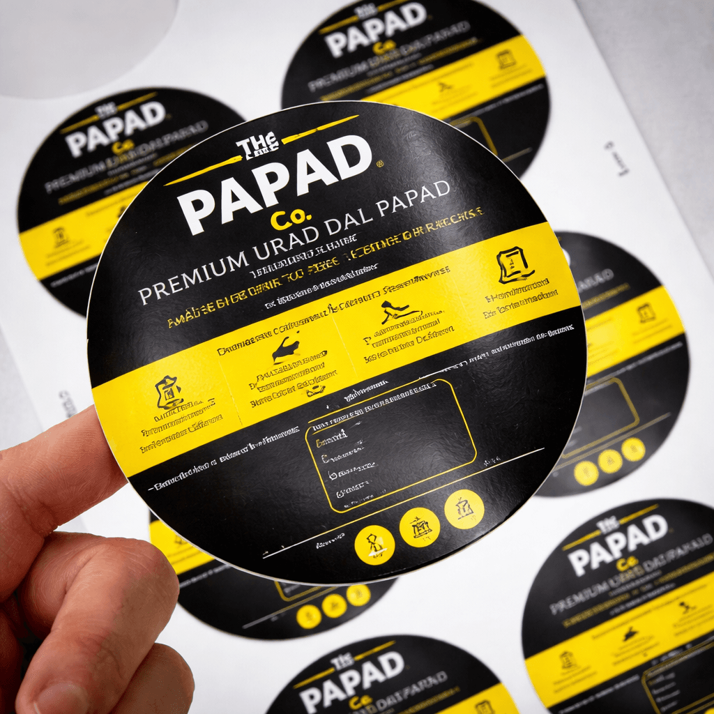 Name Stickers Printing India - Custom Manufacturing AdOn Print Delhi NCR