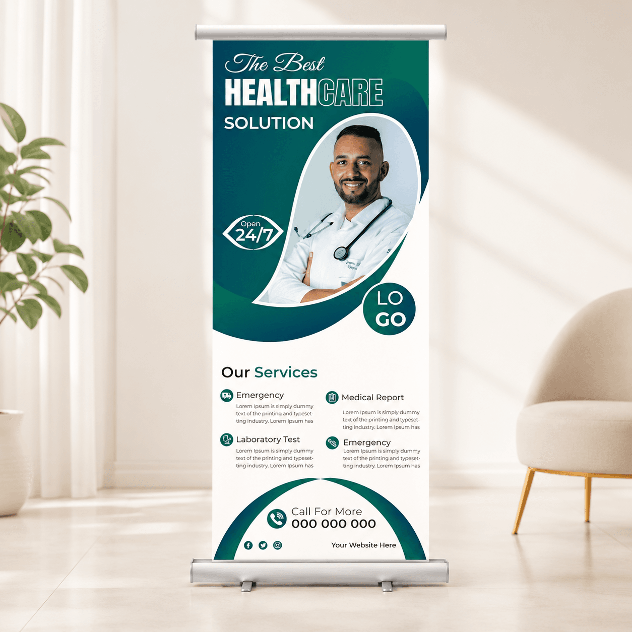 Hospital Standees