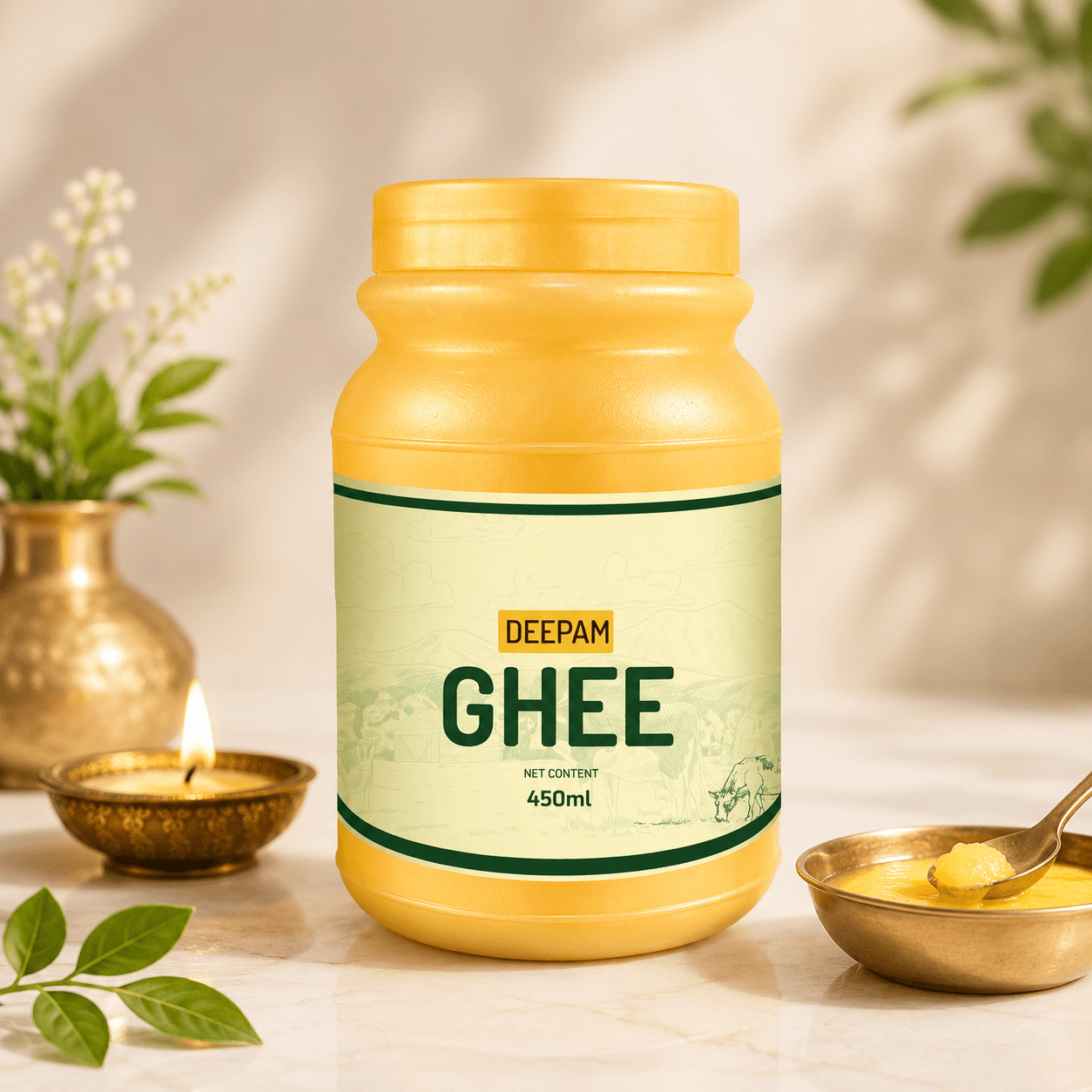 Pooj Ghee Label