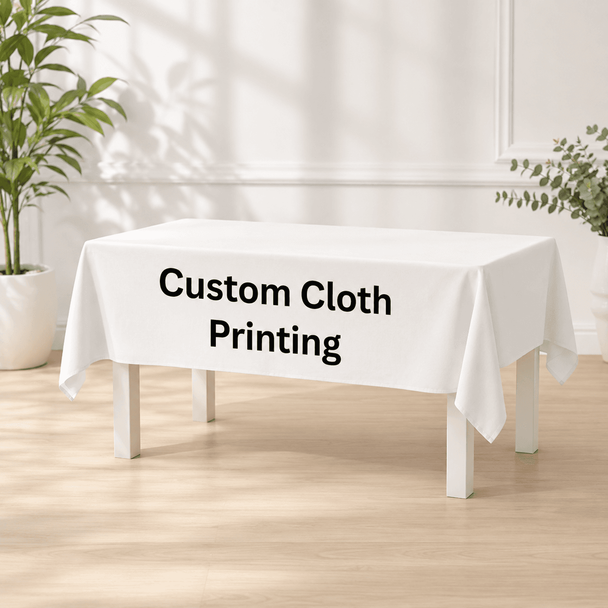 Table Cloth Custom Printing & Same Day Express Delivery Custom Table Cloth Printing India - Custom Manufacturing AdOn Print Delhi NCR