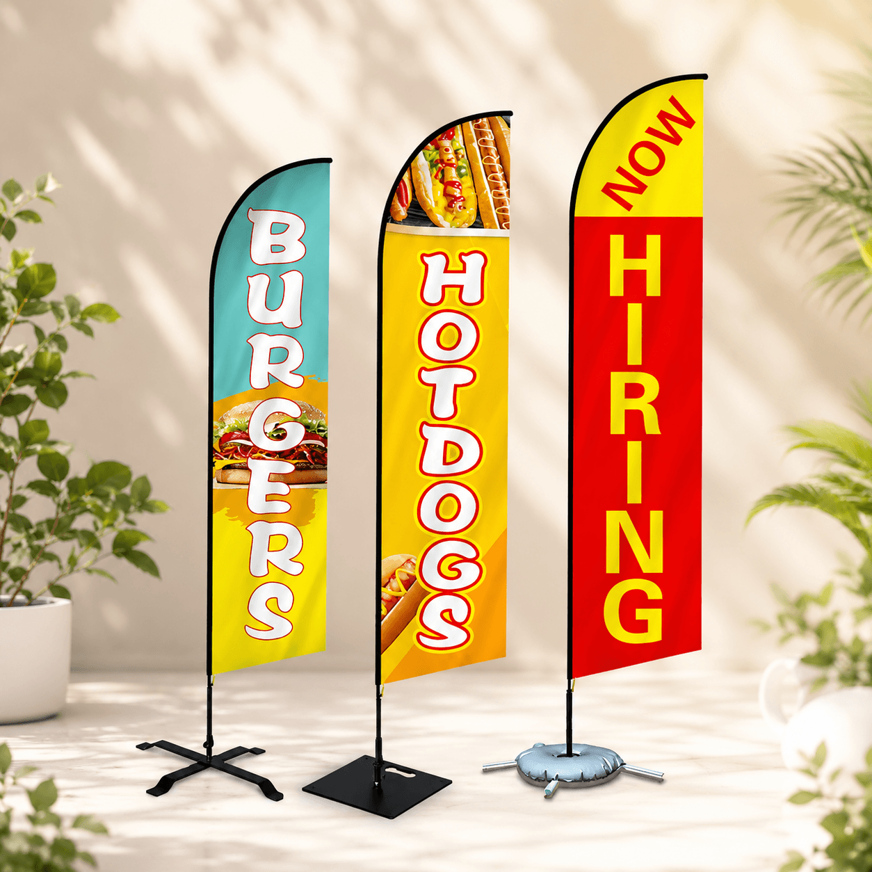 Promotional Flags Custom Printing & Same Day Express Delivery Promotional Flags Printing India - Custom Manufacturing AdOn Print Delhi NCR