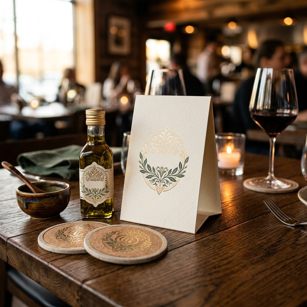 Custom Printed Food Labels and Coasters