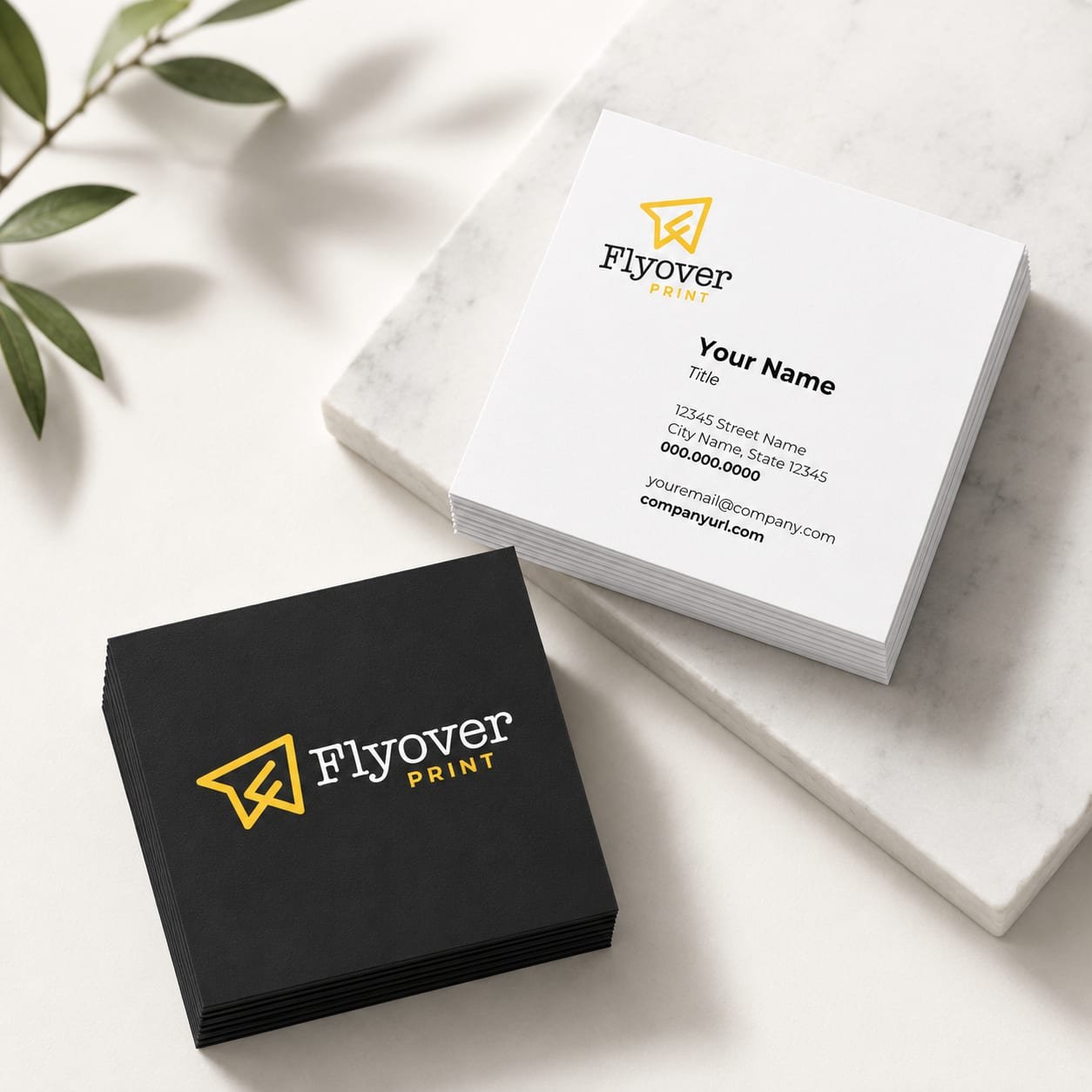 Square Visiting Cards Online Wholesale Printing - AdOn Print Square Visiting Cards Custom Printing & Manufacturing Delhi NCR @ ₹280